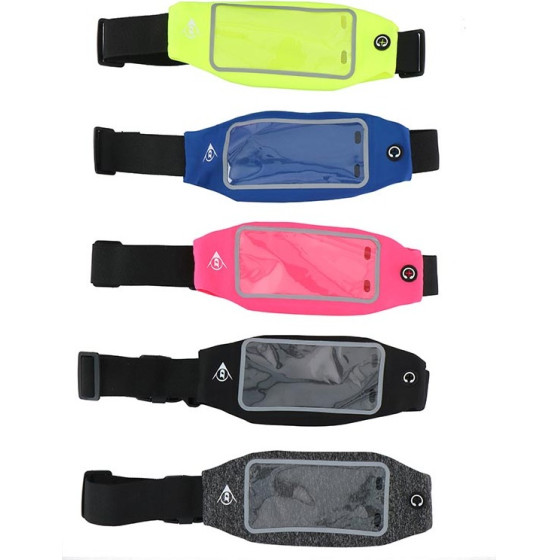 Dunlop - Sport Belt For Electronic Smartphone 51-71 Cm (Black) - (8711252176130_BLACK)