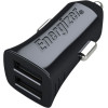 Energizer Classic - Car Charger 2x USB-A 2.4A 12W (Black) - (D12)