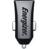 Energizer Classic - Car Charger 2x USB-A 2.4A 12W (Black) - (D12)