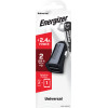 Energizer Classic - Car Charger 2x USB-A 2.4A 12W (Black) - (D12)