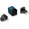 Energizer Ultimate - Multiplug Eu / Uk / Us Gan 20W Pd Mains Charger (Blue) - (A20MUBL)