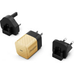 Energizer Ultimate - Multiplug Eu / Uk / Us Gan 20W Pd Mains Charger (Gold) - (A20MUGD)