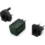 Energizer Ultimate - Multiplug Eu / Uk / Us Gan 20W Pd Mains Charger (Green) - (A20MUGR)