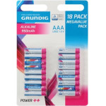 Grundig - Aaa / R03 Alkaline Battery 1.5 V 18 pcs. - (8711252145693)