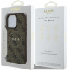 Guess 4G Ring Classic Logo Magsafe - Case Iphone 16 Pro Max (brown) - (GUHMP16XG4GFRW)