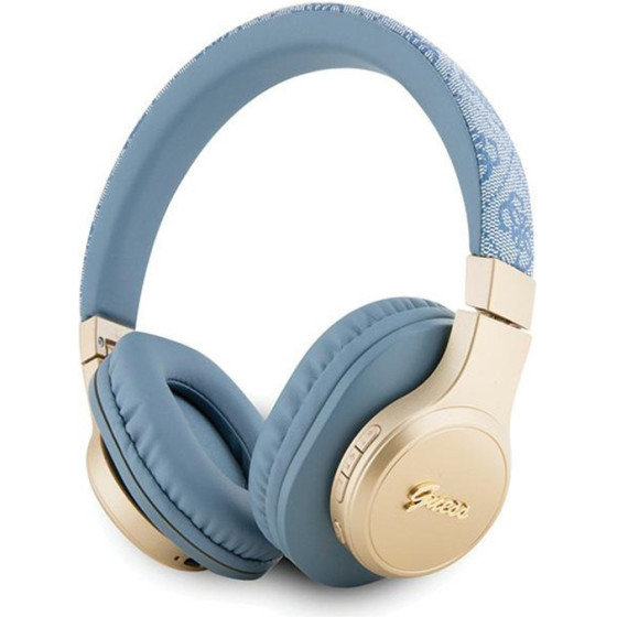 Guess 4G Script Metal Logo - Bluetooth V5.3 Wireless in-Ear Headphones (blue) - (GUBH604GEMB)