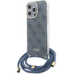 Guess Crossbody Cord 4G Print - Iphone 15 Pro Case (blue) - (GUHCP15LHC4SEB)