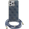 Guess Crossbody Cord 4G Print - Iphone 15 Pro Case (blue) - (GUHCP15LHC4SEB)