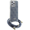 Guess Crossbody Cord 4G Print - Iphone 15 Pro Case (blue) - (GUHCP15LHC4SEB)