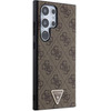 Guess Grip Stand 4G Triangle Strass Logo - Case Samsung Galaxy S24 Ultra (Brown) - (GUHCS24LPGS4TDW)