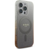 Guess Iml Glitter Gradient Magsafe - Case For Iphone 16 Pro (Brown) - (GUHMP16LHGRCELW)