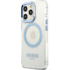 Guess Metal Outline Magsafe - Case For Iphone 13 Pro (Clear) - (GUHMP13LHTRMB)