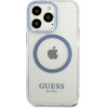 Guess Metal Outline Magsafe - Case For Iphone 13 Pro (Clear) - (GUHMP13LHTRMB)