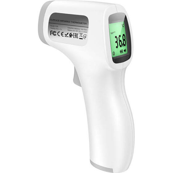 Hoco - Contactless Infrared Thermometer (White) - (YQ6)
