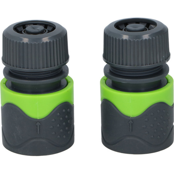 Kinzo - 1/2 ''Garden Hose Connector Set (2 pcs.) - (8711252122212)