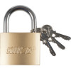 Kinzo - 50 Mm Brass Padlock With Three Keys - (8711252793894)