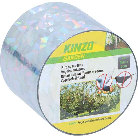 Kinzo - Bird Repellent Tape For Garden trees, 45 m Long - (8711252122595)