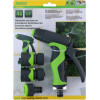 Kinzo - Garden Watering kit, Spray Gun With Flow Regulation Plus 1/2 ''Couplings (4 pcs.) - (8711252121543)