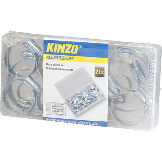 Kinzo - Hose Clamp Set 21 Pcs - (8711252720524)
