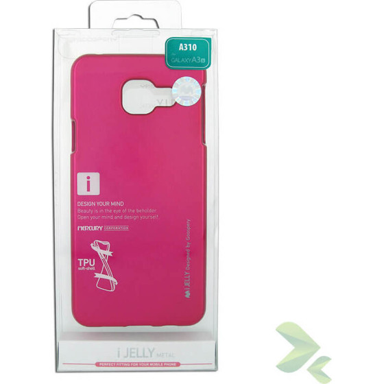 Mercury I-Jelly - Case For Samsung Galaxy A3 (2016) (Hot Pink) - (6540)