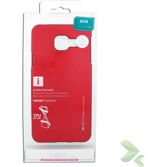 Mercury I-Jelly - Case For Samsung Galaxy A3 (2016) (Red) - (6541)