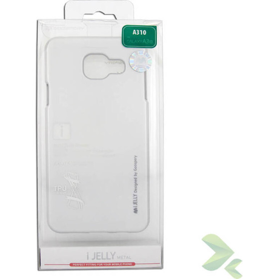 Mercury I-Jelly - Case For Samsung Galaxy A3 (2016) (Silver) - (6538)
