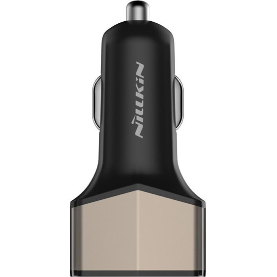 Nillkin Celerity Car Charger - 2x USB-A + 1x USB-C, 32W (Gold) - (32W-GD)