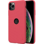 Nillkin Super Frosted Shield - Case For Apple Iphone 11 Pro Max z Wycieciem Na Logo (Bright Red) - (IP65-86590)