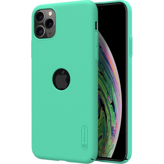 Nillkin Super Frosted Shield - Case For Apple Iphone 11 Pro Max z Wycieciem Na Logo (Mint Green) - (IP65-86613)