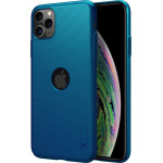 Nillkin Super Frosted Shield - Case For Apple Iphone 11 Pro Max z Wycieciem Na Logo (Peacock Blue) - (IP65-86606)
