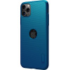 Nillkin Super Frosted Shield - Case For Apple Iphone 11 Pro Max z Wycieciem Na Logo (Peacock Blue) - (IP65-86606)