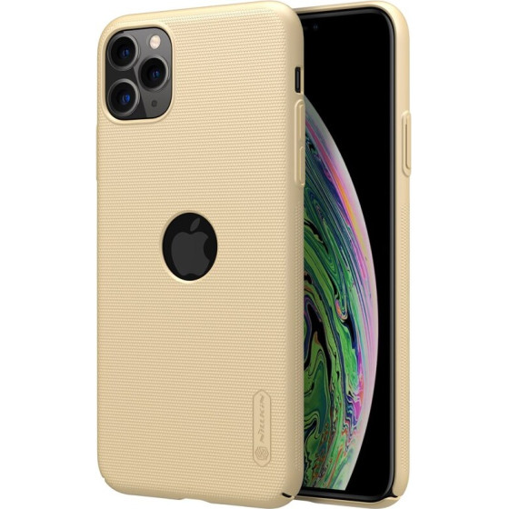 Nillkin Super Frosted Shield - Case For Apple Iphone 11 Pro z Wycieciem Na Logo (Golden) - (IP58-86484)