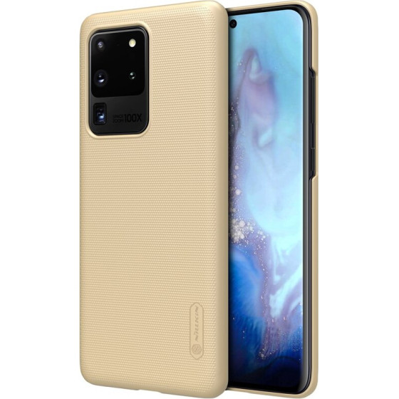 Nillkin Super Frosted Shield - Case For Samsung Galaxy S20 Ultra (Golden) - (S20U-95424)