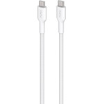Puro Fabric - Heavy Duty Braided USB-C To USB-C Cable 1.2m (white) - (PUCUSBCUSBCFABK4WHI)