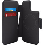 Puro Folio Magsafe Case - Case 2in1 For Iphone 15 Plus / 14 Plus / 12 Pro Max (Black) - (PUIP67MAGFOLIOBLK)