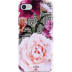 Puro Glam Geo Flowers - Case For Iphone Se (2022/2020) / 8/7 / 6s (Pink Peonies) - (IPC747CGEOFLO2BLK)