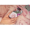 Puro Glam Geo Flowers - Case For Iphone Xs Max (Pink Peonies) - (IPCX65GEOFLO2BLK)