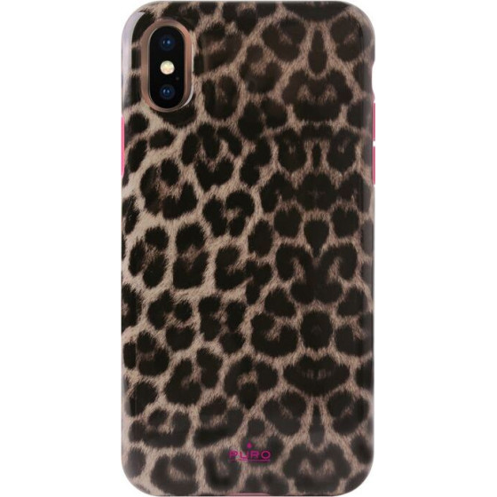 Puro Glam Leopard Cover - Case For Iphone Xs Max (Leo 2) - (IPCX65LEO2PNK)