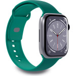 Puro Icon - Elastic Strap For Apple Watch 42/44/45/49 Mm (S/M & M/L) (Jade) - (PUICNAW44DKGRN)