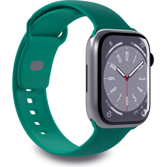 Puro Icon - Elastic Strap For Apple Watch 42/44/45/49 Mm (S/M & M/L) (Jade) - (PUICNAW44DKGRN)