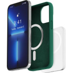 Puro Icon Mag - Case For Iphone 14 Pro Magsafe (Dark Green) - (PUIPC14P61ICONMDKGRN)