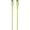 Puro Icon Soft Cable - Kabel USB-C Do USB-C 1,5 m (Matcha Green) - (PUUSBCUSBCICONLGRN)