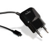 Puro Mini Travel Charger - Portable Wall Charger With Micro Usb Cable (Black) - (MTCMICROBLK)