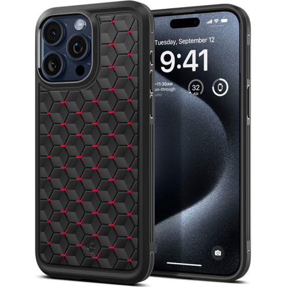 Spigen Cryo Armor - Case For Iphone 15 Pro Max (Cryo Red) - (ACS06604)