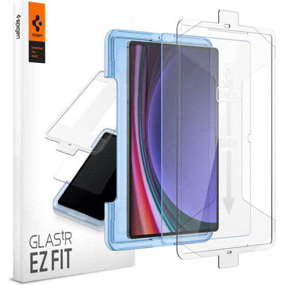 Spigen GLAS.Tr Ez Fit - Tempered Glass For Samsung Galaxy Tab S8 Ultra / S9 Ultra 14.6'' (Transparent) - (AGL06998)