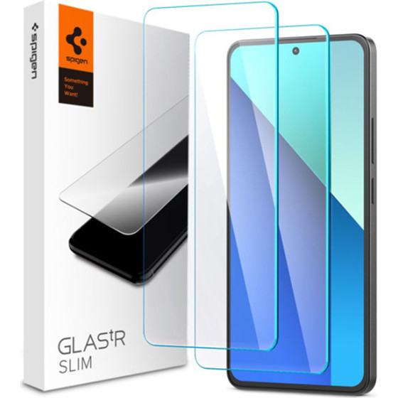 Spigen Glas.Tr Slim 2-Pack - Tempered Glass For Xiaomi Redmi Note 13 4G / Lte (2 pieces) - (AGL08295)