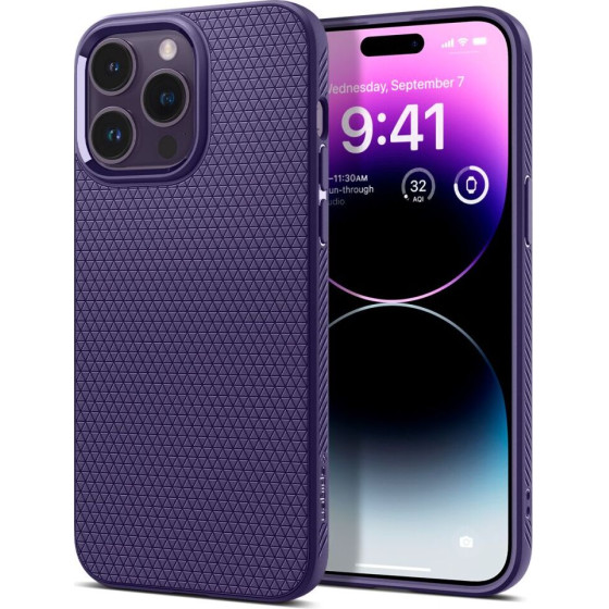 Spigen Liquid Air - Case For Iphone 14 Pro (Purple) - (ACS05578)