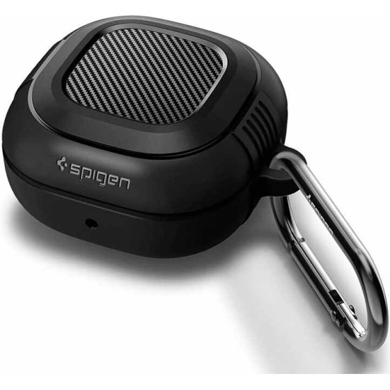 Spigen Rugged Armor - Case For Samsung Galaxy Buds Fe / 2 Pro / 2 / Live / Pro (Black) - (ASD01276)