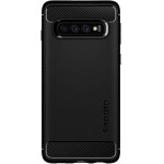 Spigen Rugged Armor - Case For Samsung Galaxy S10 (Black) - (605CS25800)