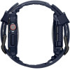 Spigen Rugged Armor Pro - Strap With Case For Apple Watch 10 46 Mm (Navy Blue) - (ACS08606)